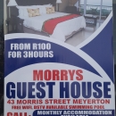 Morrys Guesthouse Meyerton 0817846033
