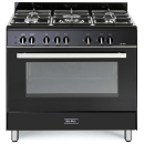 ELBA 90cm 5 Burner Gas Stove/Electric Oven Black – 9CX827BN